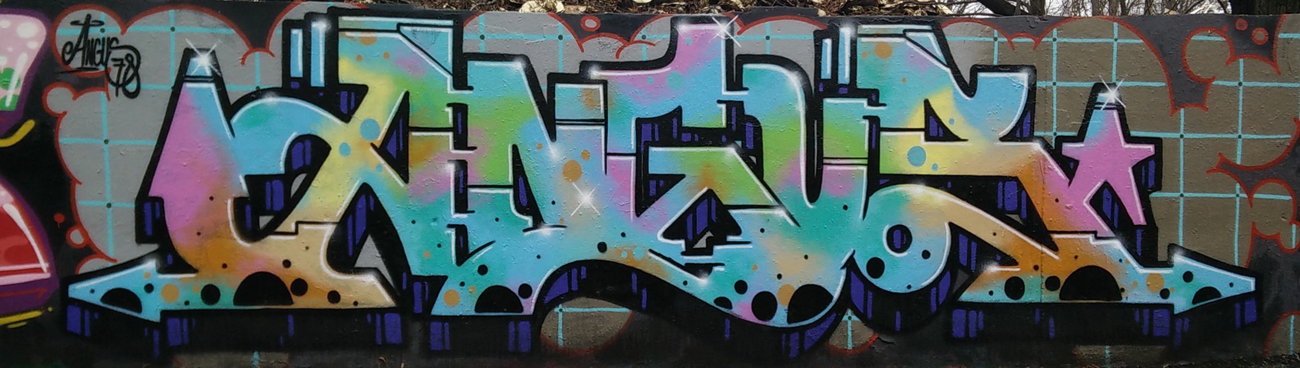 Graffiti Wall in Köln - Photo by Pentabarf - cgn, cologne, köln (2016)