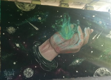 Graffiti Wall in Amsterdam - Photo by Pentabarf - amsterdam, flevopark, character
