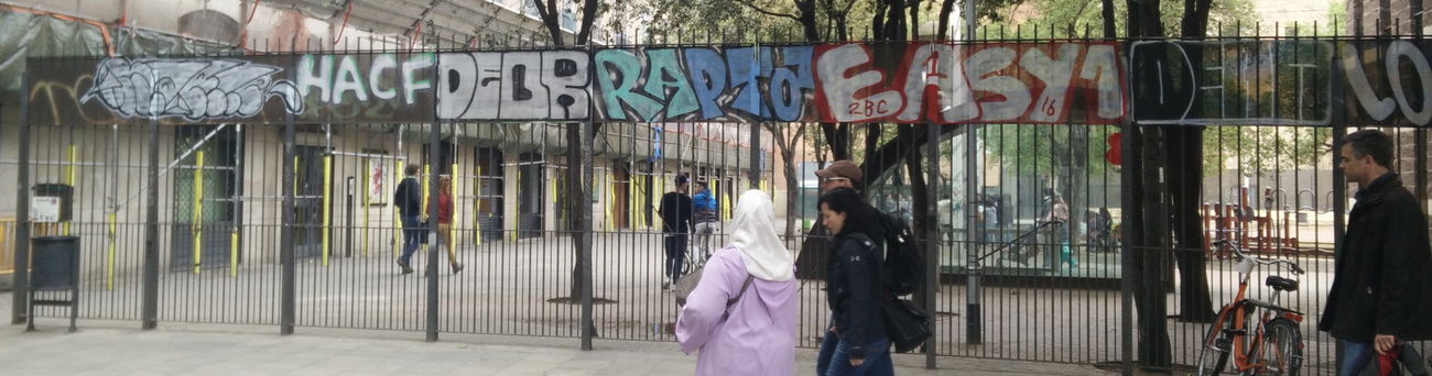 Graffiti Bombing in Barcelona - Photo by Pentabarf - Barcelona, Spanien, Spain