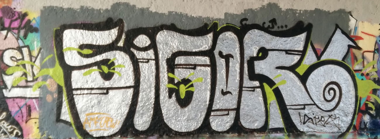 Graffiti Wall in Heidelberg - Photo by Pentabarf - heidelberg, halloffame, sigor (2016)