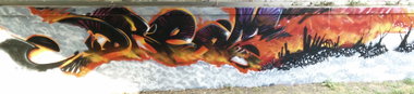 Graffiti Wall in Deutschland - Photo by Pentabarf - brühl, badorf, halloffame (2016)