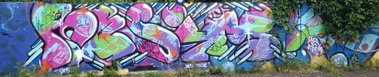 Graffiti Wall in Köln - Photo by Pentabarf - köln, cgn, cologne