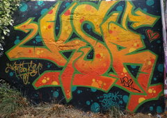 Graffiti Wall in Köln - Photo by Pentabarf - cgn, cologne, Köln (2018)