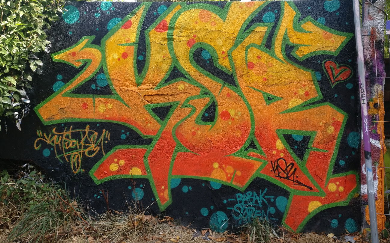 Graffiti Wall in Köln - Photo by Pentabarf - cgn, cologne, Köln (2018)