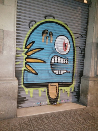 Graffiti in Barcelona - Photo by Pentabarf - Barcelona, Spanien, Spain
