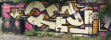 Graffiti Wall in Köln - Photo by Pentabarf - köln, cgn, cologne (2016)