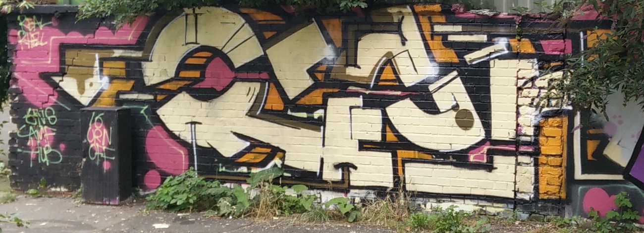 Graffiti Wall in Köln - Photo by Pentabarf - köln, cgn, cologne (2016)