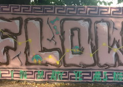 Graffiti Wall in Köln - Photo by Pentabarf - cgn, cologne, gremberg (2017)