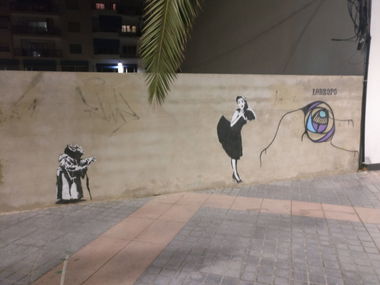 Graffiti Street Art in Altea - Photo by Pentabarf - spain, altea, lodropo