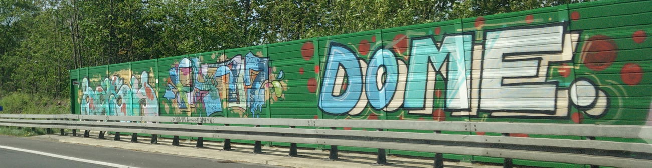 Graffiti Bombing in Erftstadt - Photo by Pentabarf - A553, Brühl, erftstadt