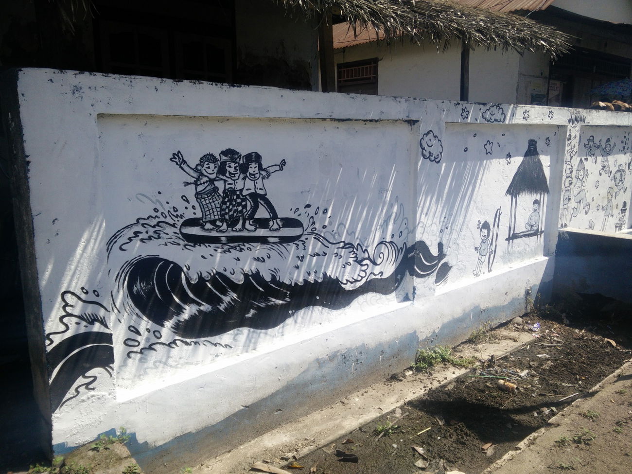 Graffiti Street Art in Indonesia - Photo by Pentabarf - indonesia, indonesien, lombok