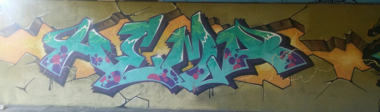 Graffiti in Amsterdam - Photo by Pentabarf - amsterdam, flevopark, hema