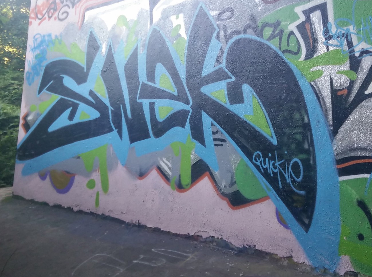 Graffiti Wall in Amsterdam - Photo by Pentabarf - amsterdam, flevopark