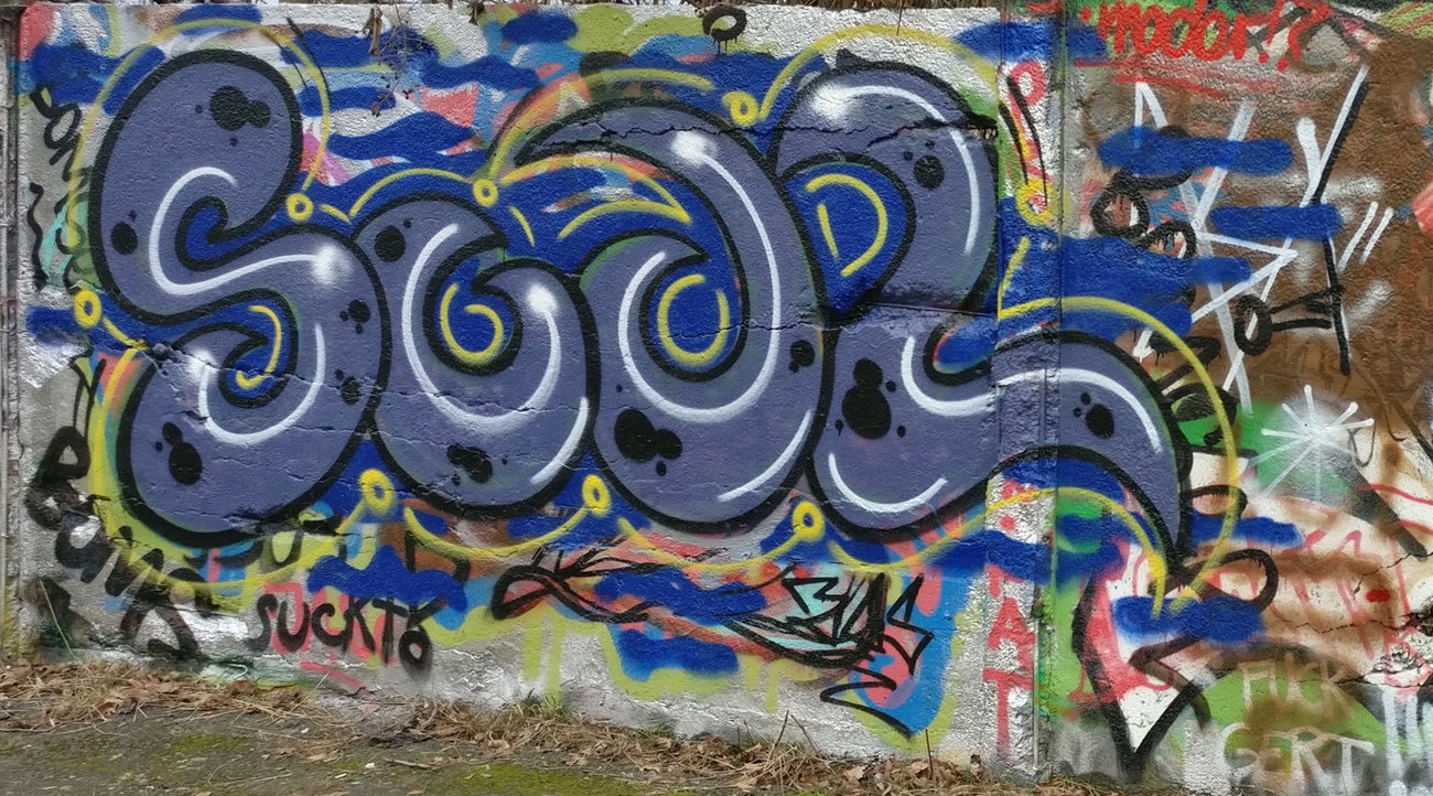 Graffiti Wall in Köln - Photo by Pentabarf - cgn, cologne, köln (2017)