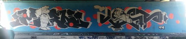 Graffiti Wall in Amsterdam - Photo by Pentabarf - amsterdam, flevopark, character