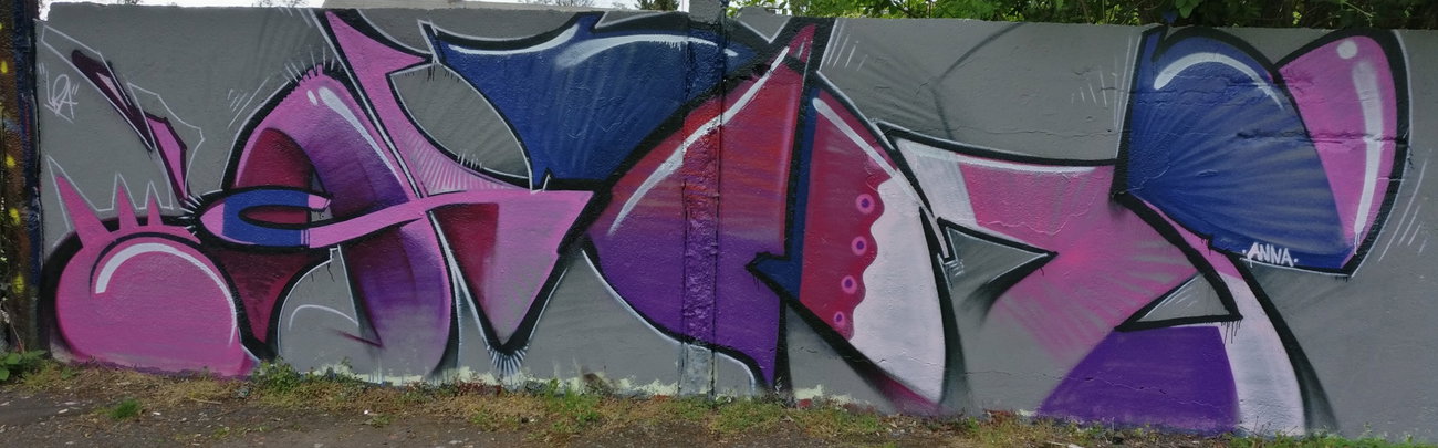 Graffiti Wall in Köln - Photo by Pentabarf - cgn, cologne, köln (2017)