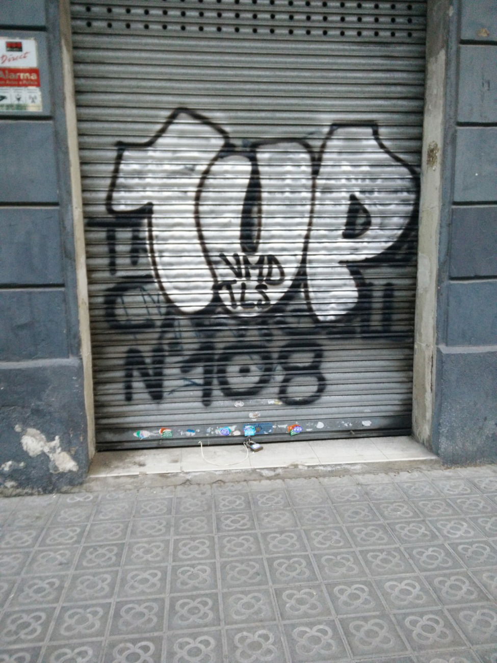 Graffiti Bombing in Barcelona - Photo by Pentabarf - Barcelona, Spanien, Spain (2016)