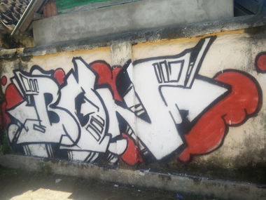 Graffiti Bombing in Indonesia - Photo by Pentabarf - indonesia, indonesien, lombok