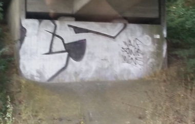 Graffiti Wall - Photo by Pentabarf - A3, L5, walf