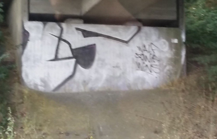 Graffiti Wall - Photo by Pentabarf - A3, L5, walf