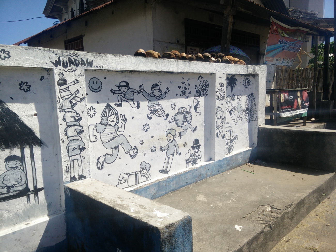 Graffiti Street Art in Indonesia - Photo by Pentabarf - indonesia, indonesien, lombok