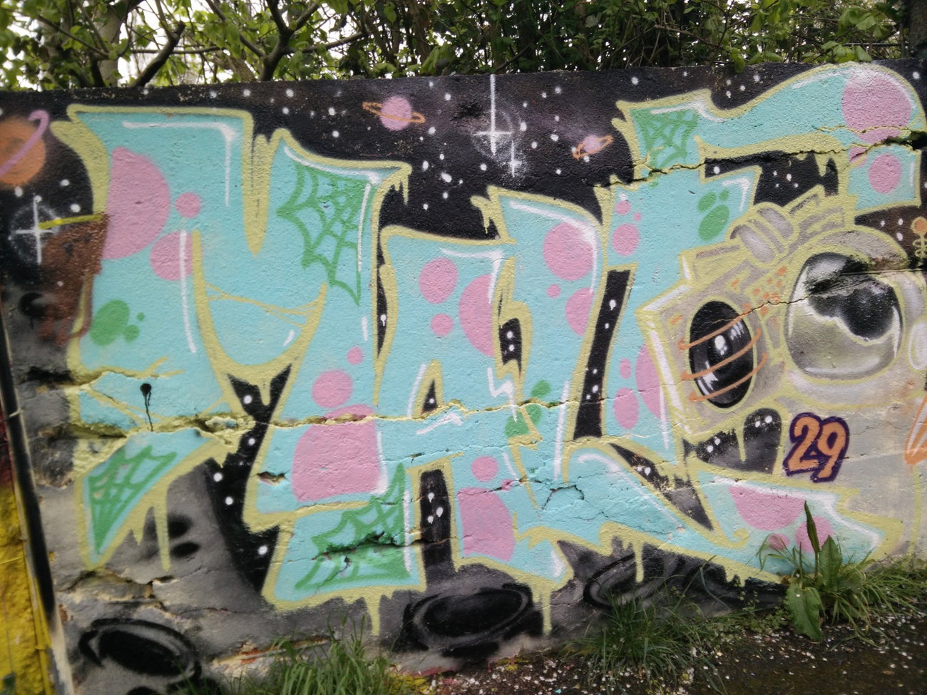 Graffiti Wall in Köln - Photo by Pentabarf - cgn, cologne, köln (2016)