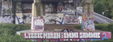 Graffiti Wall in Amsterdam - Photo by Pentabarf - amsterdam, Flevopark