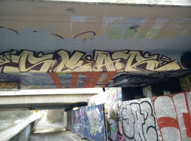 Graffiti Wall in Deutschland - Photo by Pentabarf - Scar, WallofFame, Brühl