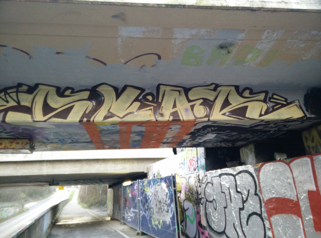 Graffiti Wall in Deutschland - Photo by Pentabarf - Scar, WallofFame, Brühl