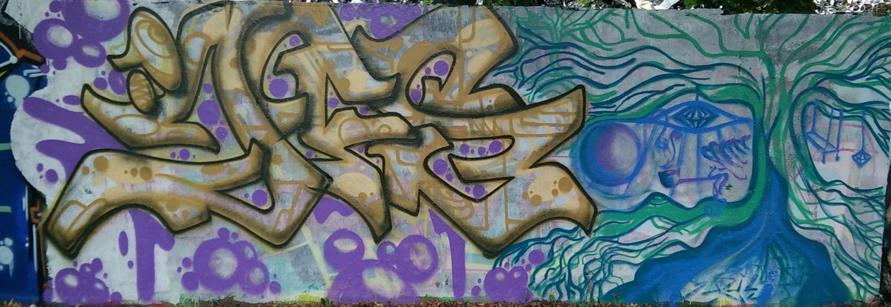 Graffiti Wall in Köln - Photo by Pentabarf - köln, cgn, cologne (2016)