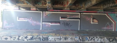 Graffiti Wall in Amsterdam - Photo by Pentabarf - amsterdam, flevopark