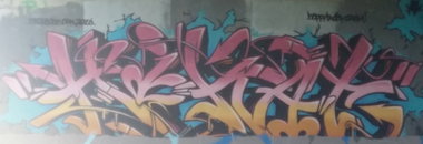 Graffiti in Amsterdam - Photo by Pentabarf - amsterdam, flevopark, hihat (2016)
