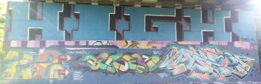 Graffiti Wall in Amsterdam - Photo by Pentabarf - amsterdam, flevopark