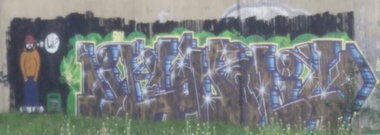 Graffiti in Erftstadt - Photo by Pentabarf - A1, Erftstadt, 581