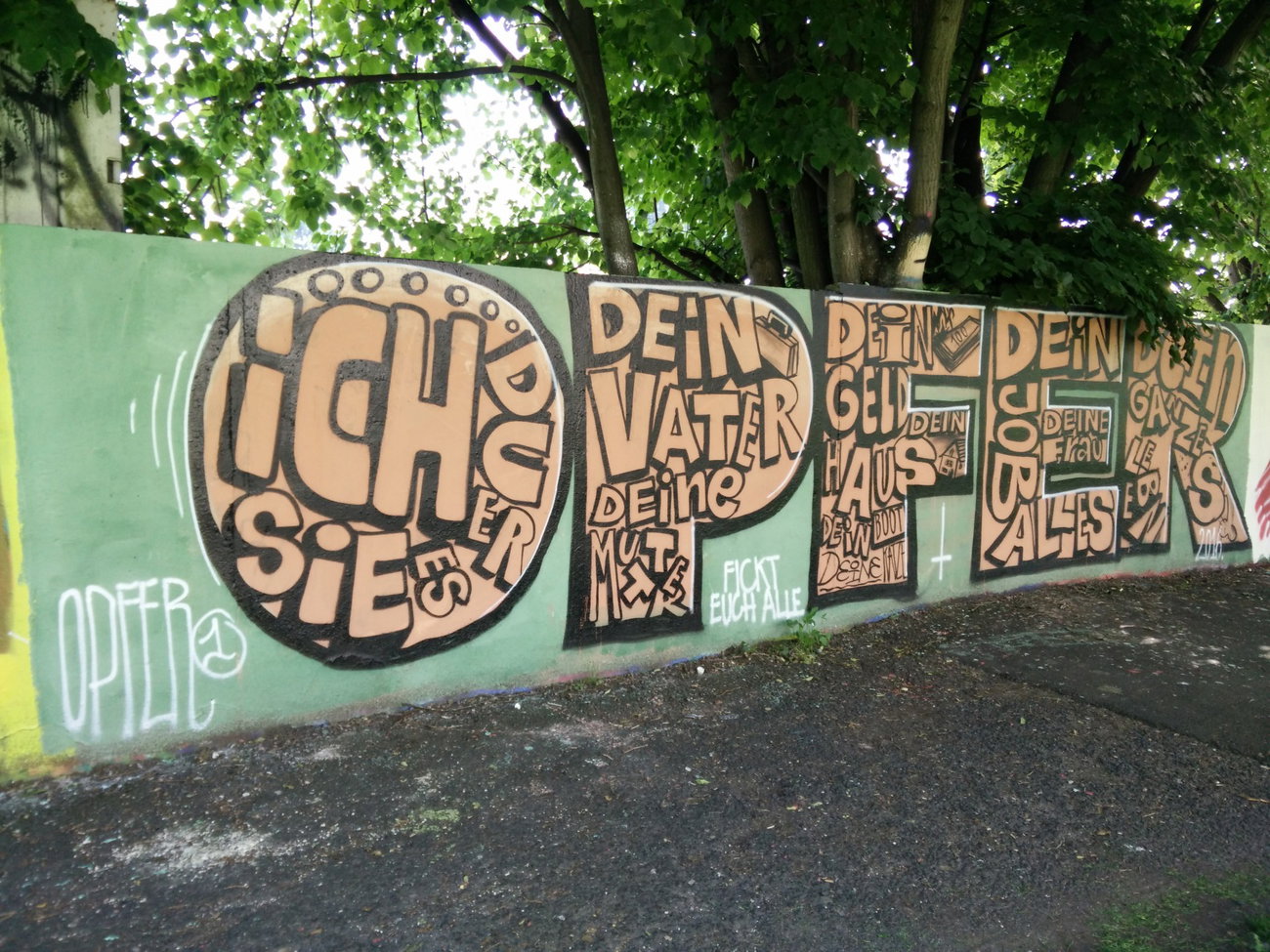 Graffiti Wall in Köln - Photo by Pentabarf - cgn, cologne, köln (2016)