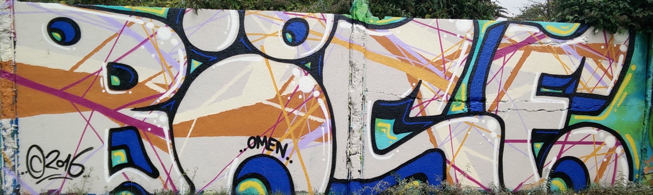 Graffiti Wall in Köln - Photo by Pentabarf - cgn, cologne, köln (2016)