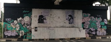Graffiti in Indonesia - Photo by Pentabarf - indonesia, indonesien, yogyakarta