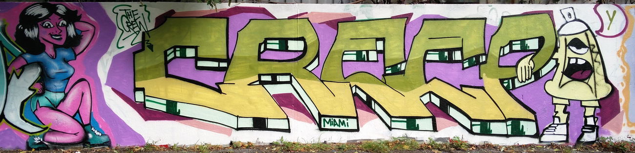 Graffiti Wall in Köln - Photo by Pentabarf - gremberg (2017)