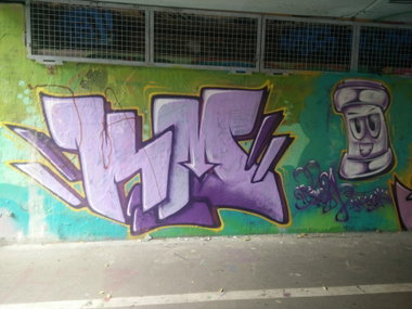 Graffiti Wall in Deutschland - Photo by Pentabarf - brühl, walloffame, km (2016)