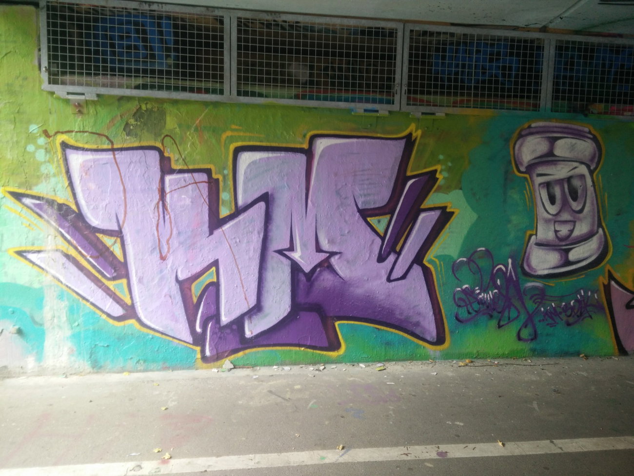Graffiti Wall in Deutschland - Photo by Pentabarf - brühl, walloffame, km (2016)