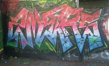 Graffiti in Amsterdam - Photo by Pentabarf - amsterdam, flevopark, zmers (2016)