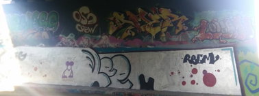 Graffiti Wall in Amsterdam - Photo by Pentabarf - amsterdam, flevopark
