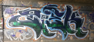 Graffiti Wall - Photo by Pentabarf - cgn, cologne