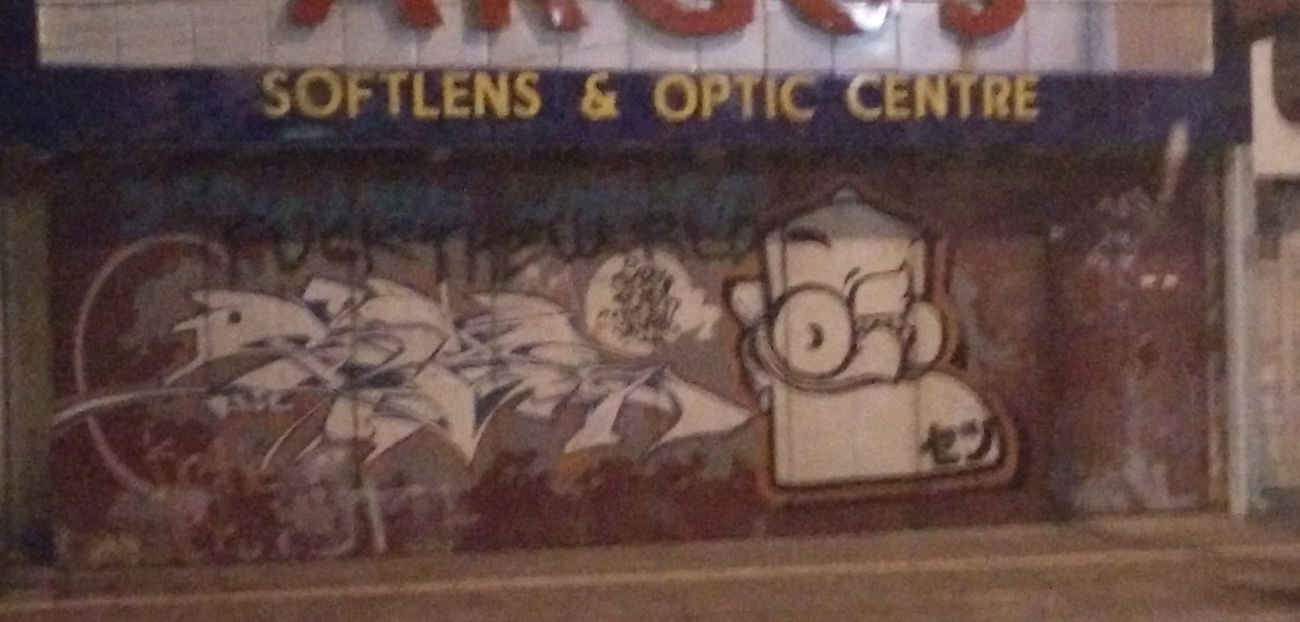 Graffiti Bombing in Yogykarta - Photo by Pentabarf - indonesia, indonesien, yogyakarta