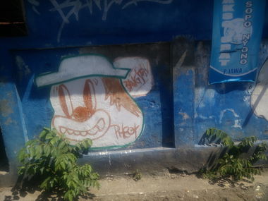 Graffiti Street Art in Indonesia - Photo by Pentabarf - indonesia, indonesien, lombok