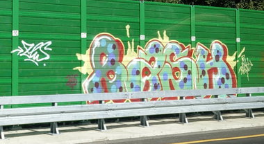 Graffiti Wall in Deutschland - Photo by Pentabarf - A553, brühl, zeus (2016)