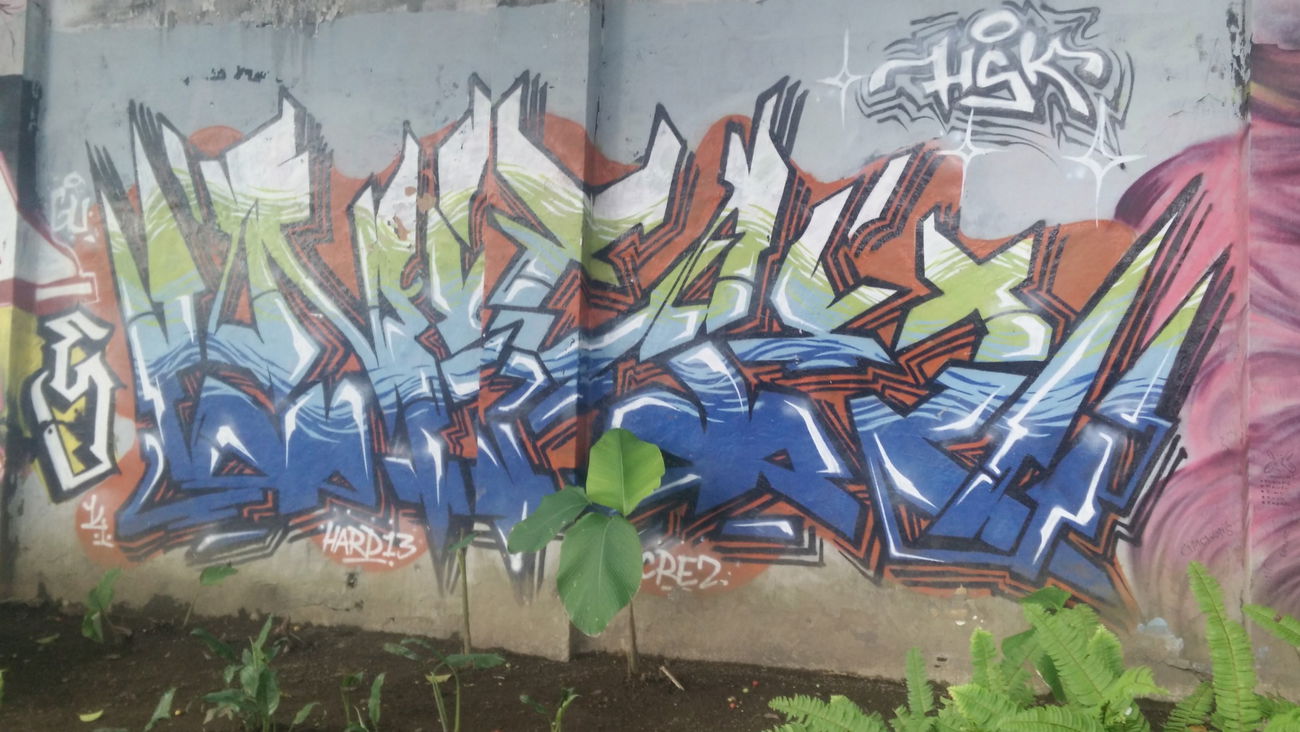 Graffiti Wall in Indonesia - Photo by Pentabarf - indonesia, indonesien, yogyakarta