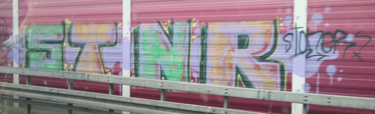 Graffiti Bombing - Photo by Pentabarf - A5, stoner