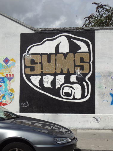 Graffiti Wall in Dublin - Photo by Pentabarf - irland, ireland, dublin