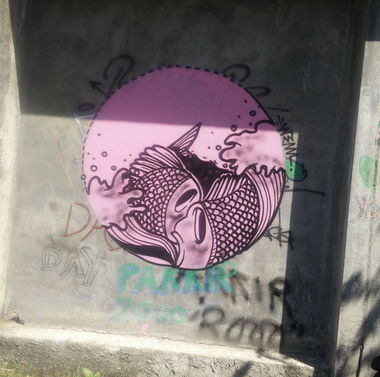 Graffiti in Indonesia - Photo by Pentabarf - indonesia, indonesien, lombok